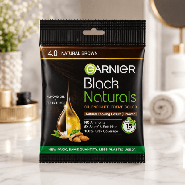 Garnier Black Naturals Hair Color Shade 4.0 Natural Brown